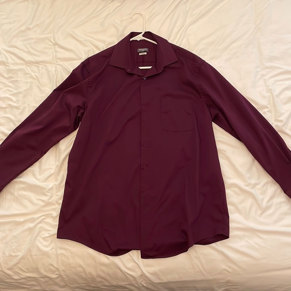 Van Heusen Flex Regular Fit Stretch 16-16.5 32/33